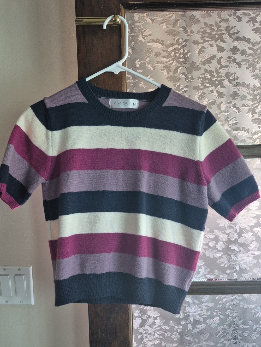 Knit Mix Sweater (,M) - Picture 1 of 6